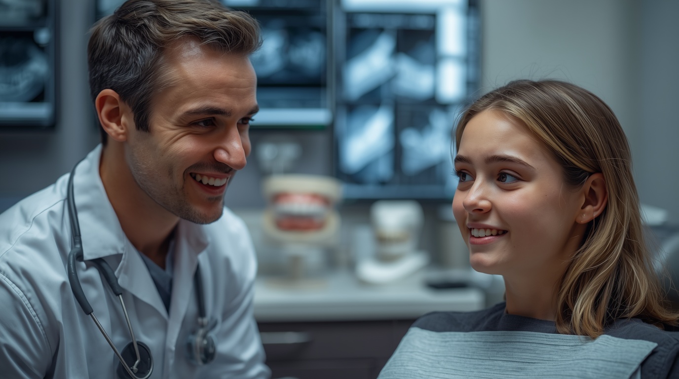 Sorriso com alinhadores invisíveis